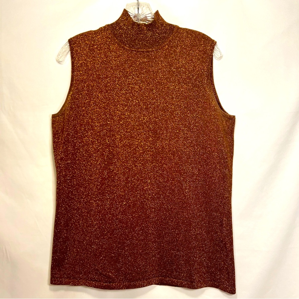 Once Again Shimmering Brown Top